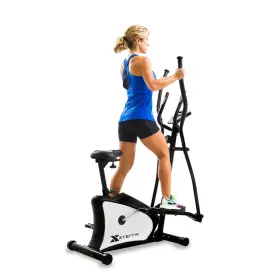 Eu100 Xterra Fitness Hybrid Elliptical/upright Bike Ergonomic Design Multiple Level