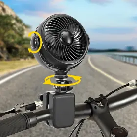 Xuenair 756940523528 Clip On Fan For Peloton Bike Treadmill Bed Desk Car Handle Stroller Baby Crib
