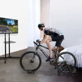 Yaheetech 846255059659 Magnetic Bike Trainer Stand Bicycle Indoor Black
