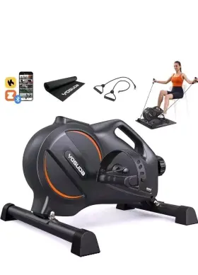 Yosuda 313057444445 Under Desk Bike Pedal Exerciser Mini With Bluetooth Portable Foot C