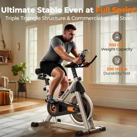 Yosuda 313093139114 Indoor Cycling Bike With Magnetic Resistance And Comfortable Seat #3