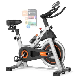 Yosuda B0bvhn3d72 Stationary Exercise Bike With App Magnetic Indoor Cycling 300lb Capacity