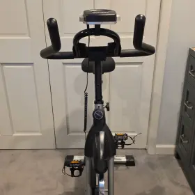Yosuda L-001s Upright Exercise Bike Lcd Display Adjustable Seat 300lbs Gray/bla