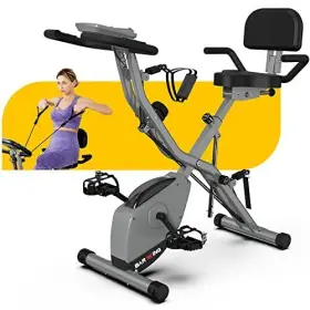 Bw-fnb01x Youten Exercise Bike For Home Workout Stationary 330lb Capacity 16-level White #2