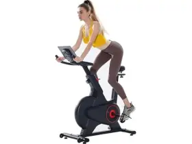 Yoyomax 768872072272 Exercise Bike Black-red