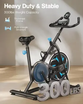Ytyin 711181884388 Indoor Cycling Bike Fitness Stationary Machine For Home Cardio Gym - 300lb #3