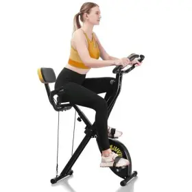 Ziwwvy 710578251044 Foldable Exercise Bike Folding Workout For Home 3 In 1 Upright Cycling