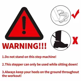 Zufumi 658370693379 Mini Foldable Leg Exerciser Portable Foot Pedal Exercise Machine Under Desk S #2