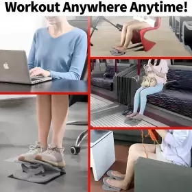 Zufumi 658370693379 Mini Foldable Leg Exerciser Portable Foot Pedal Exercise Machine Under Desk S #3