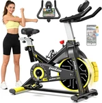 Pooboo Exercise Bike, Adjustable Magnetic/brake Pad Resistance Silent Belt Drive. Fixed Price $171.35.