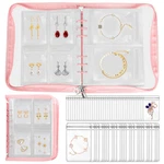 Transparent Jewelry Storage Book Set Travel Earring Organizer Album Bracelet Bag. Fixed Price $14.71.