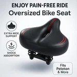 Oversized Seat Cushion Wide Saddle For Peloton Exercise Cruiser. Fixed Price $44.26.