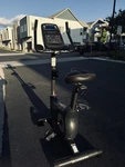Schwinn 230 Upright Exercise Bike, Magnetic Resistance, Adjustable Seat, Black. Fixed Price $180.00.