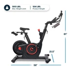 Echelon Connect EX-5 Smart Fitness Bike Black. Fixed Price $210.00.