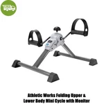 Athletic Works Folding Upper & Lower Body Mini Cycle With Monitor. Fixed Price $62.01.