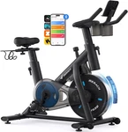 Low Noise Exercise Bike With App, 300LBS Capacity & Fitness Courses. Fixed Price $449.99.