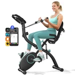 Merach MR-S15 Foldable Exercise Bike 16-LEVEL Magnetic Resistance App 300LBS. Fixed Price $200.92.