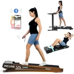 Ksports Under Desk Walking Pad Treadmill W/auto Incline&wheels, 2.5 Hp(open Box). Fixed Price $207.05.