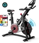 Black Exercise Bike For Home Smart White Cycling Magnetic Stationary. Fixed Price $415.26.