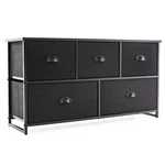 Dresser Storage Tower With 5 Foldable Cloth Cubes-black Color:. Fixed Price $111.89.