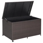 Outdoor Wicker Storage Box With Zippered LINER-133 Gallon Color: Brown Size:. Fixed Price $155.48.