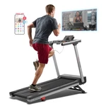 Foldable Treadmill Fully Assembled One Click Quick Button Auto Incline 20" Deck. Fixed Price $699.96.