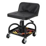 Rolling Mechanic Stool Creeper Seat Chair With Tools Tray, 300 Lbs Height Adjust. Fixed Price $81.99.