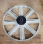 Life Fitness Stationary Exercise Bike Drive Wheel P/n 0E09-00912-0002. Fixed Price $29.99.