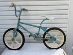 Vintage 1987 Mongoose Decade Freestyler Mag Bmx Bike Laguna Blue Color. Fixed Price $1200.00.