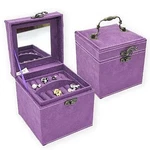 Soft Velour - Personal Jewel Box In Luscious Colors With Ornate Hardware. Fixed Price $56.81.