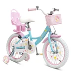 Girls Bike 18 Inch Training Wheels Basket Princess Style Bixike 3-14 Toddlers. Fixed Price $209.99.