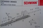 Schwinn Stingray Krate Bike Front Axle For Atom Drum Brake Hub - Bicycle Part. Fixed Price $22.00.
