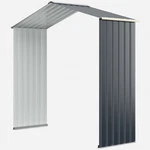 Outdoor Storage Shed Extension Kit For 7 Feet Width - Color: Gray Size:. Fixed Price $113.47.