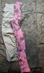 Lululemon Lot Of 3 Women Leggings Size 6 Crop Dance Studio, Diamond Dye, Camo. Fixed Price $57.00.