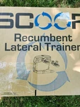 Scoop Lateral Trainer Recumbent Underdesk Portable Black - Nib. Fixed Price $75.00.