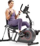 Smart Heavy-duty Recumbent Bike W/wide Cushioned Seat & Back, Indoor Cycling Mac. Fixed Price $647.99.