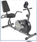 Marcy Magnetic Recumbent Bike With Adjustable Resistance And Transport Wheels. Fixed Price $170.00.