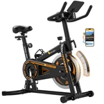 Owlsky Exercise With App,indoor Cycling Bike, 300 Lbs Capacity Quiet Sta.... Fixed Price $213.60.