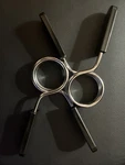 Prosourcefit Olympic Barbell Spring Clamps- 2-INCH Pair- Easygrip Handles. Fixed Price $10.00.