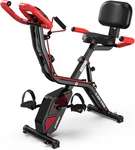 Pooboo Folding Exercise Bike, Foldable Upright Stationary Indoor Cycling M. Fixed Price $121.42.