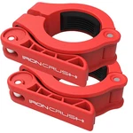 Iron Crush Olympic Barbell Clips - Adjustable & Slim Gym Clamps For Red. Fixed Price $26.62.