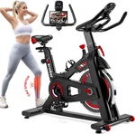Exercise Bike, Stationary For Home, Indoor With Silent Belt Drive, He. Fixed Price $312.99.