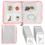 Jewelry Storage Book Set Transparent Travel Bracelet Earring Organizer Album Bag. Fixed Price $13.71.