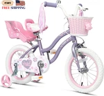Glerc Petal Girls Bike 12-18 Inch For Ages 2-9, Kids With Training Wheels. Fixed Price $200.47.