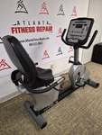 True Fitness CS400 Recumbent Bike W/ Emerge Led Console. Fixed Price $1430.00.