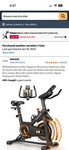 Dmasun Exercise Bike W/magnetic Resistance. 330 Lb Capacity.. Fixed Price $119.50.
