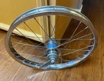 Schwinn Stingray Super Deluxe S2 Chrome 28 Spoke Rear Rim Speed Kickback Wheel. Fixed Price $295.00.