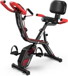 Pooboo Folding Exercise Bike, Foldable Upright Stationary Indoor Cycling M. Fixed Price $160.99.