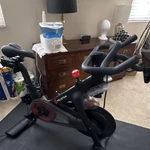 Peloton Aerobic Training Cycle Exercise Bike Touchscreen Magnetic Black. Fixed Price $675.00.