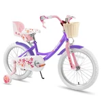 Kids Bike 18 Inch Girls Purple Training Wheels Doll Seat Basket Joystar 5-8 Ages. Fixed Price $259.99.